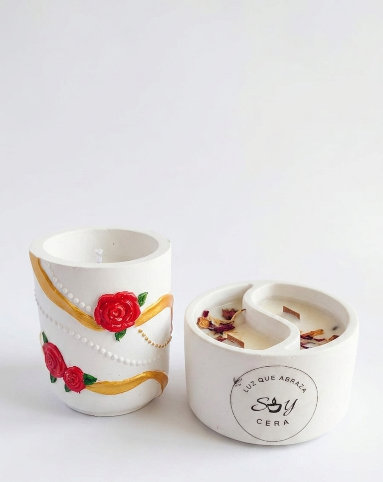 Velas de resina y cristal Outlet