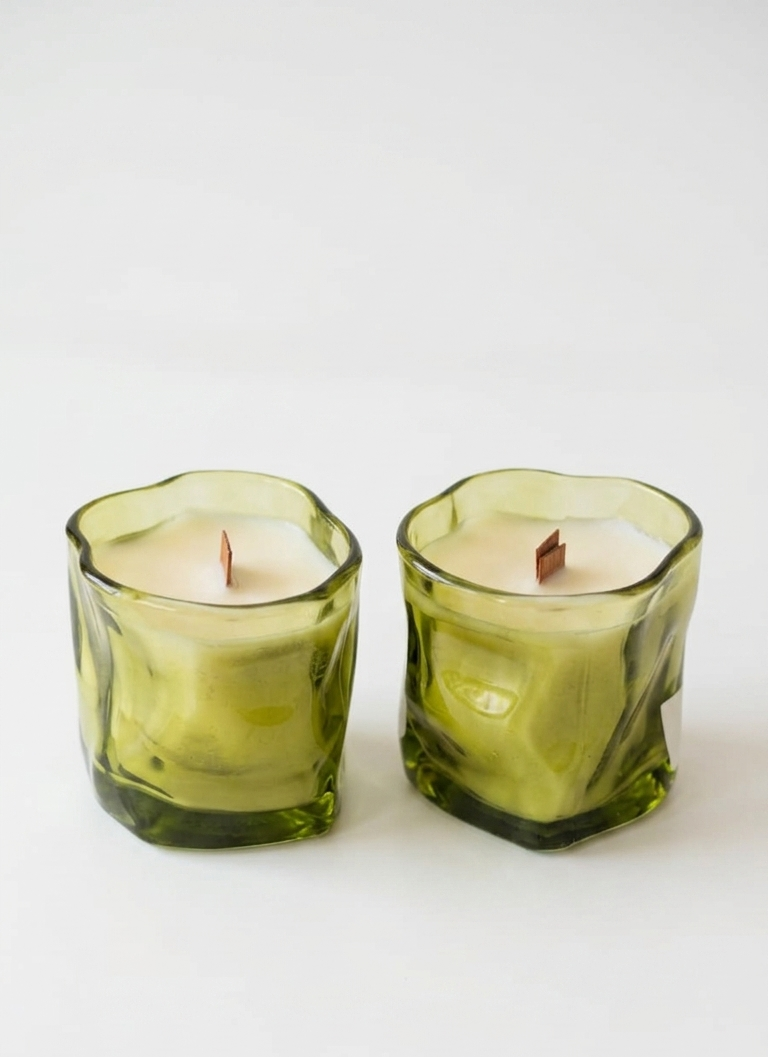 Velas de resina y cristal Outlet